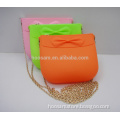 China ladies rubber cute small silicone handbags